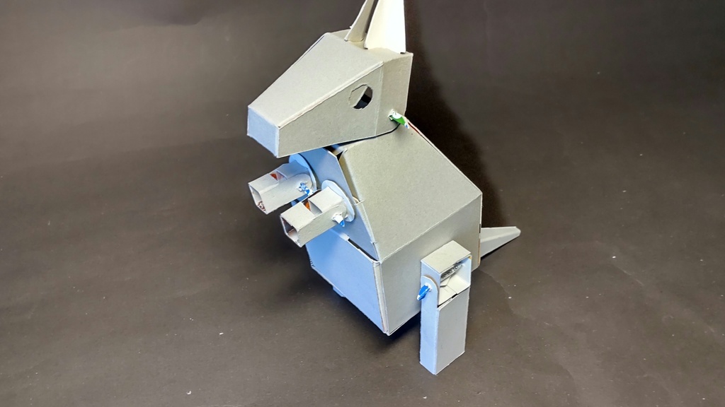 カンガルーロボット紙工作