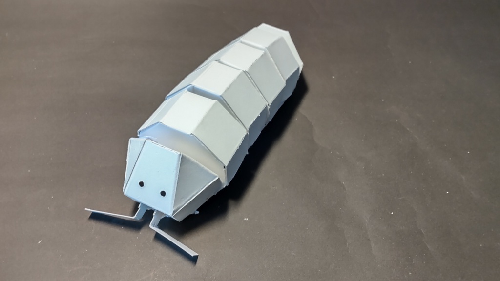 ダンゴムシロボット紙工作