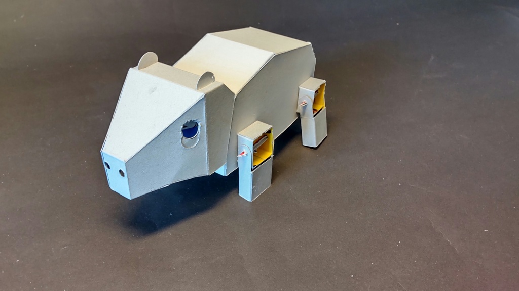 カピバラロボット紙工作