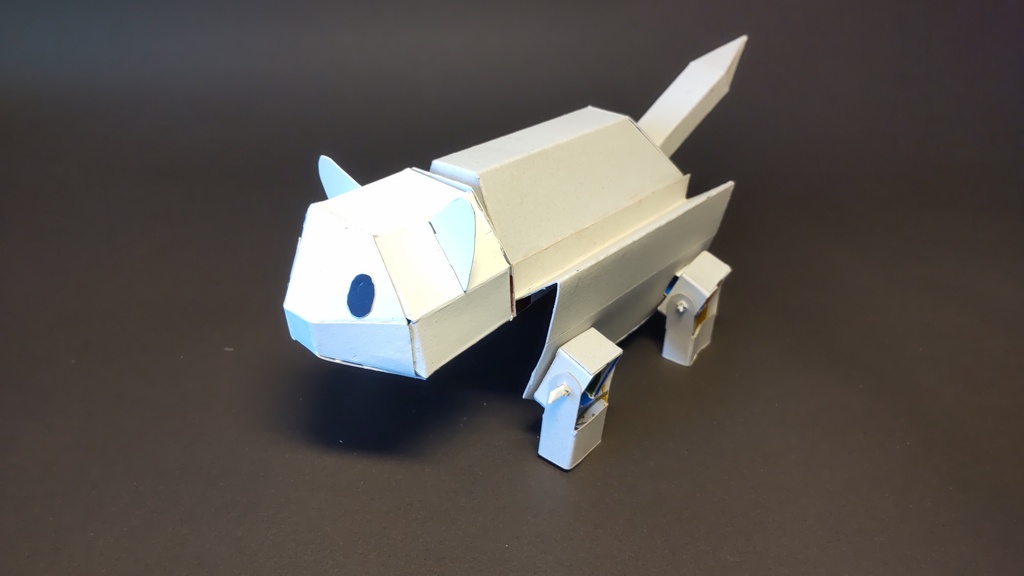 モモンガロボット紙工作