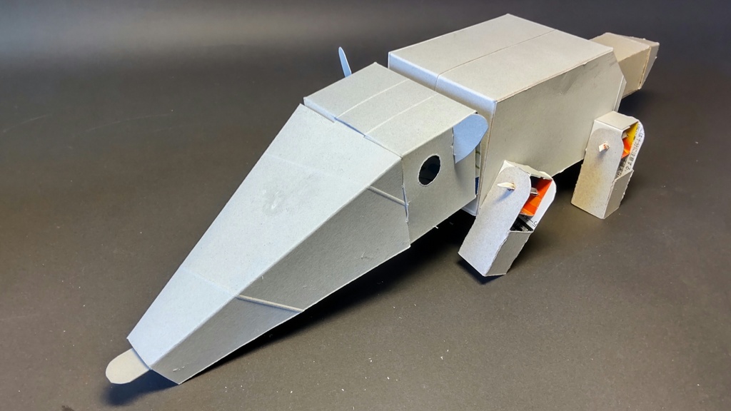 アリクイロボット紙工作