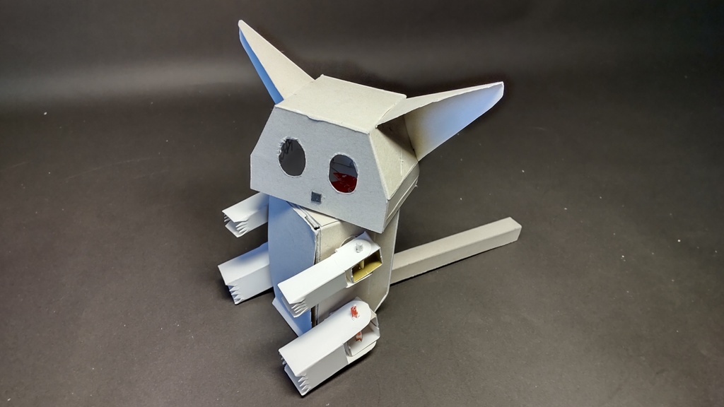 ショウガラゴロボット紙工作