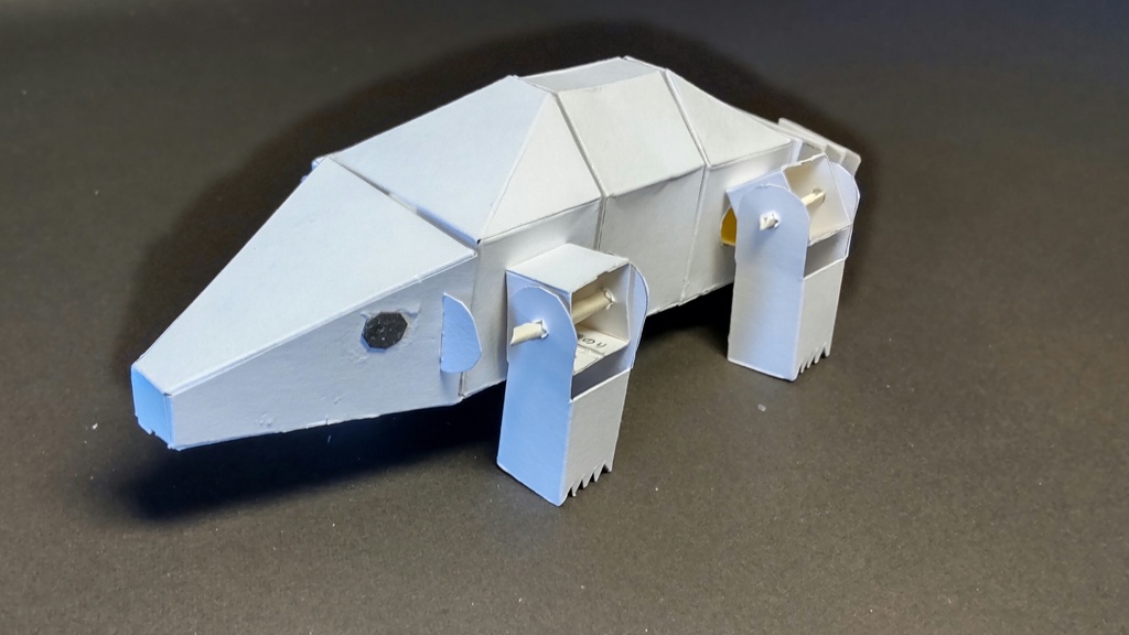 センザンコウロボット紙工作