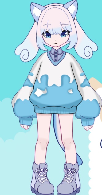 Reworked! Free Vtuber Model Blitty! + OG PSD!