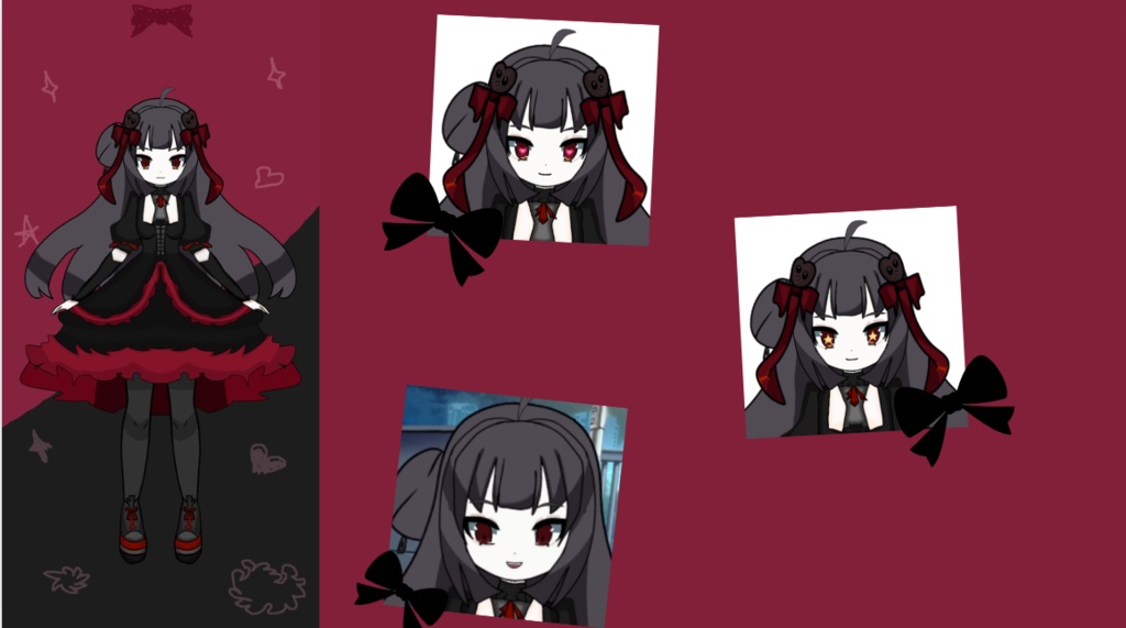 Free Chu Cheen Gothic lolita model + OG PSD and CMO.3