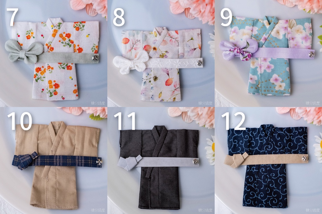 【オビツ11‧1/12ドール】振袖、浴衣