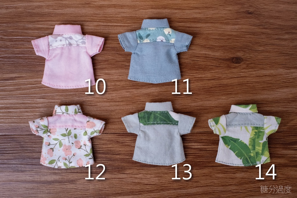 【オビツ11‧1/12ドール】花柄シャツ