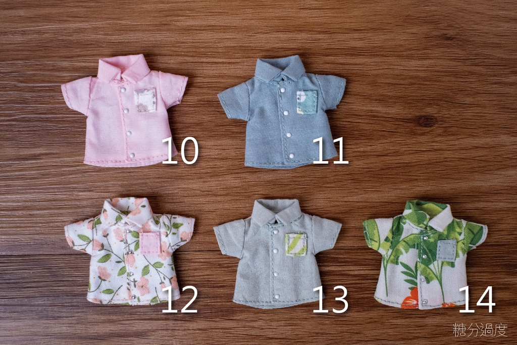 【オビツ11‧1/12ドール】花柄シャツ