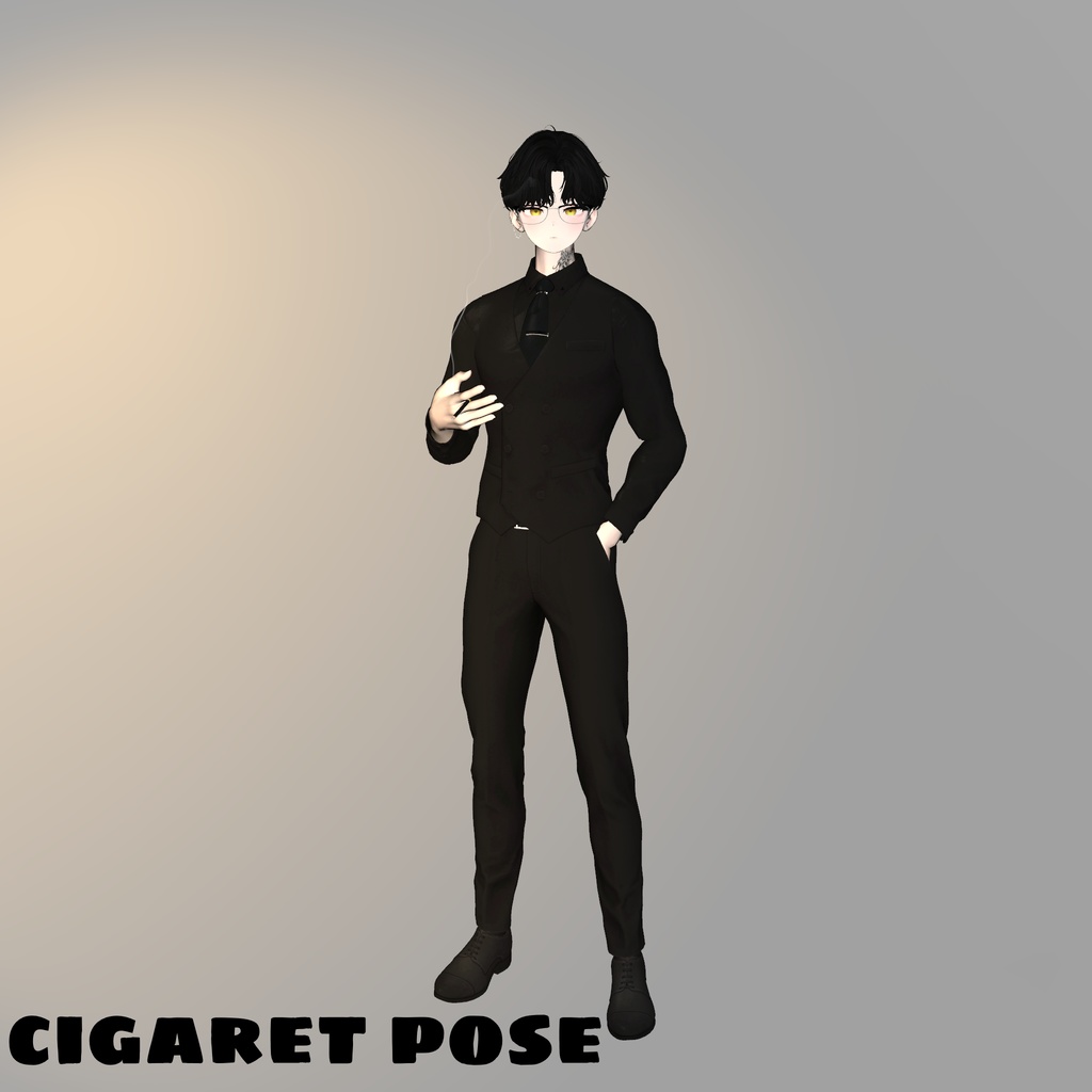 Grus, Minase Cigaret Standing Animation