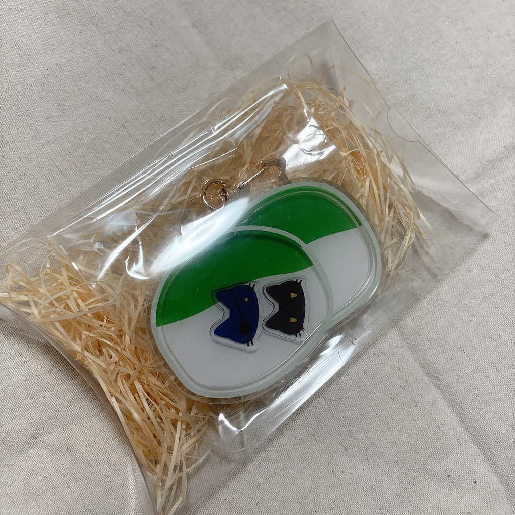 ねこみつくりシャカシャカアクリルキーホルダー（単品）
