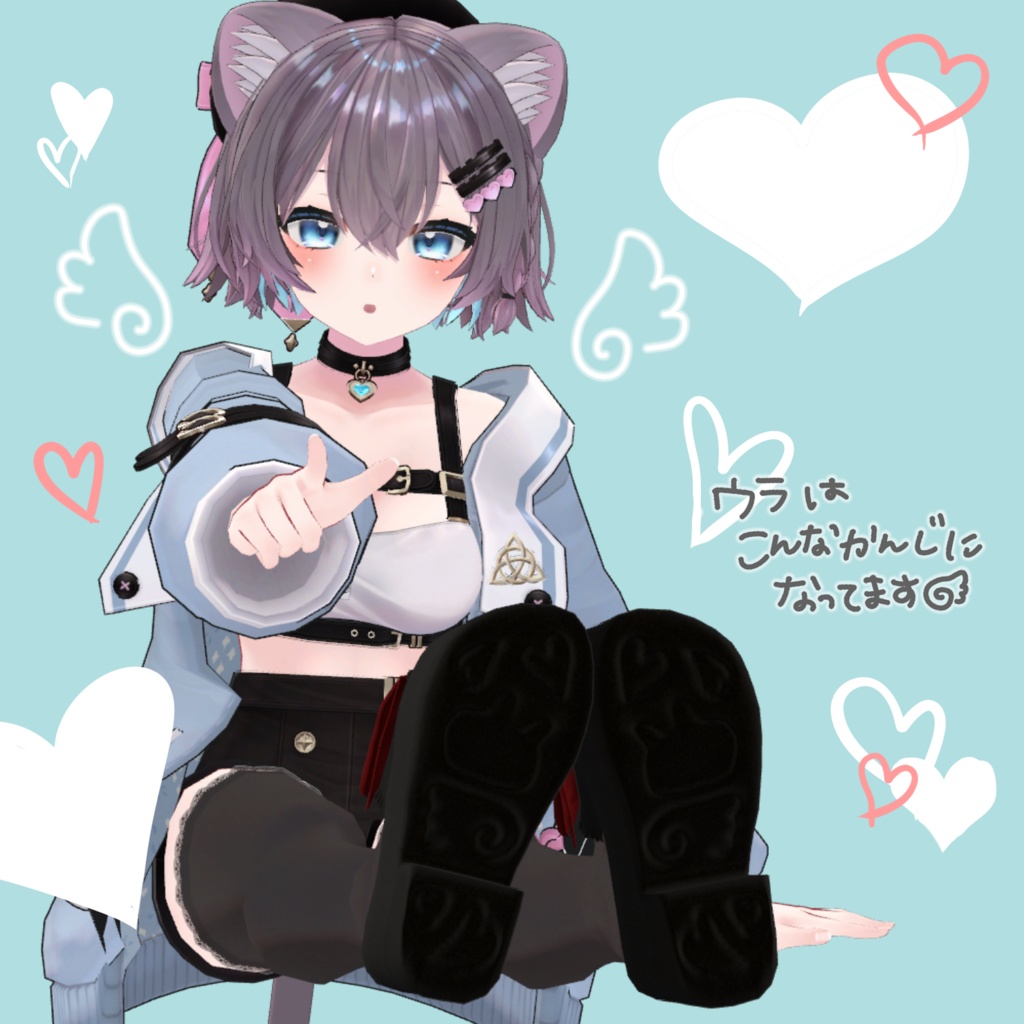 【♡6アバター対応♡】 RibbonSandal