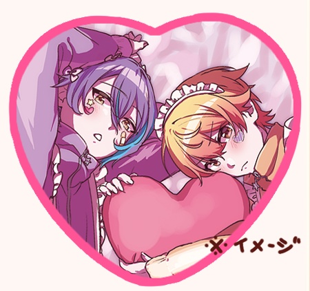 RITK♡ハート缶バッジ