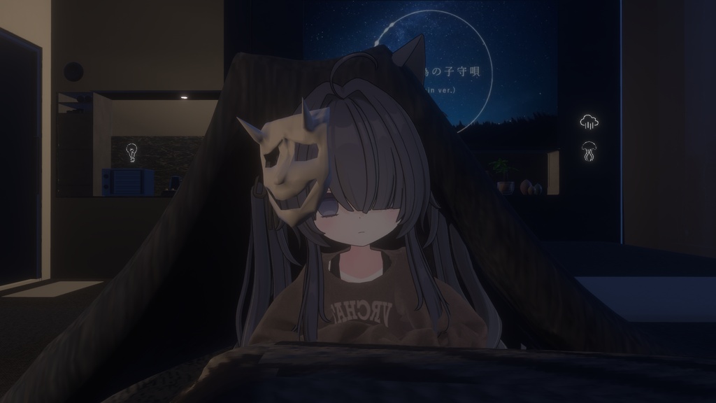 ローポリ般若