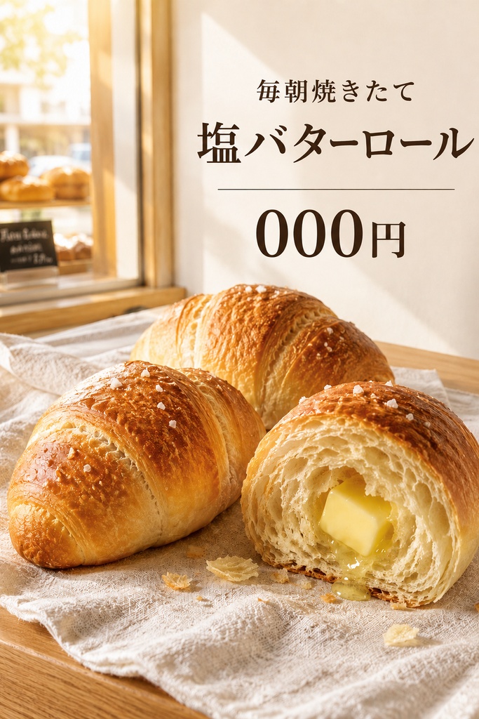 【デザイン制作・お試し価格】販促画像を5案ご提案|店舗POP・SNS画像|生成AI使用