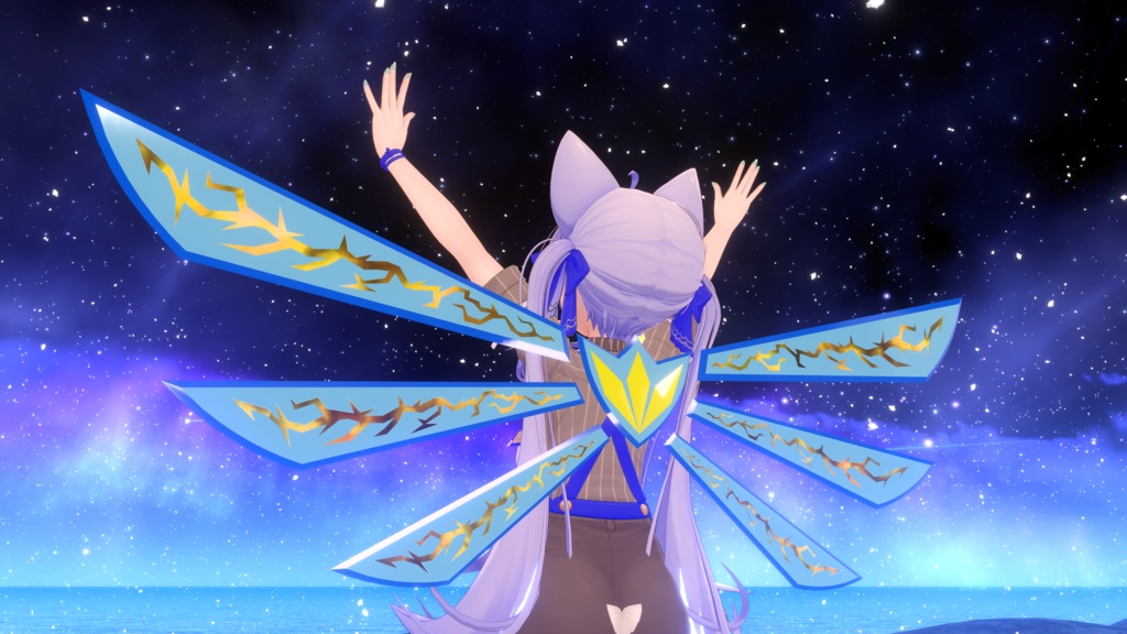3D小道具『ブレイドフェザー』VRC想定