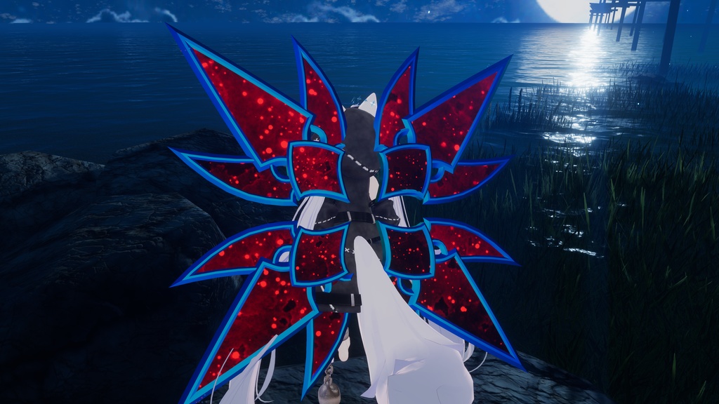 VRChat想定翼モデル『Grim Wing』