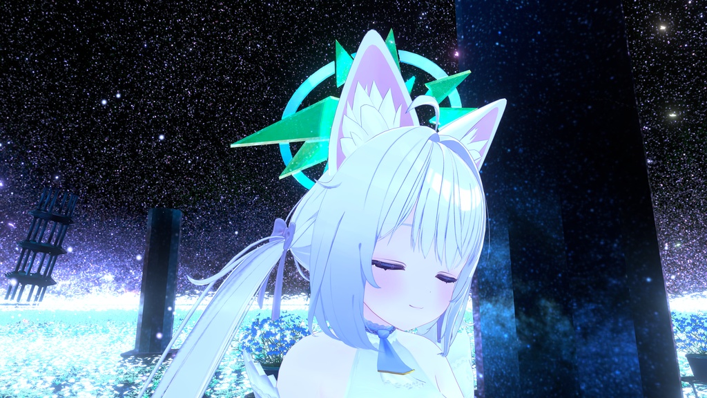 『ヘイローバッジ01』VRChat想定 髪飾り