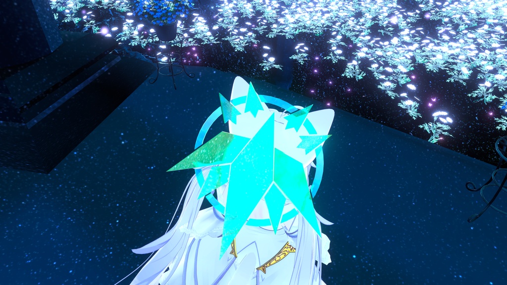 『ヘイローバッジ01』VRChat想定 髪飾り