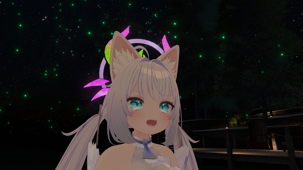 『ヘイローバッジ02』VRChat想定 髪飾り
