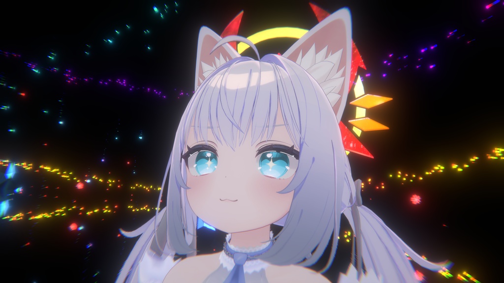 『ヘイローバッジ03』VRChat想定 髪飾り