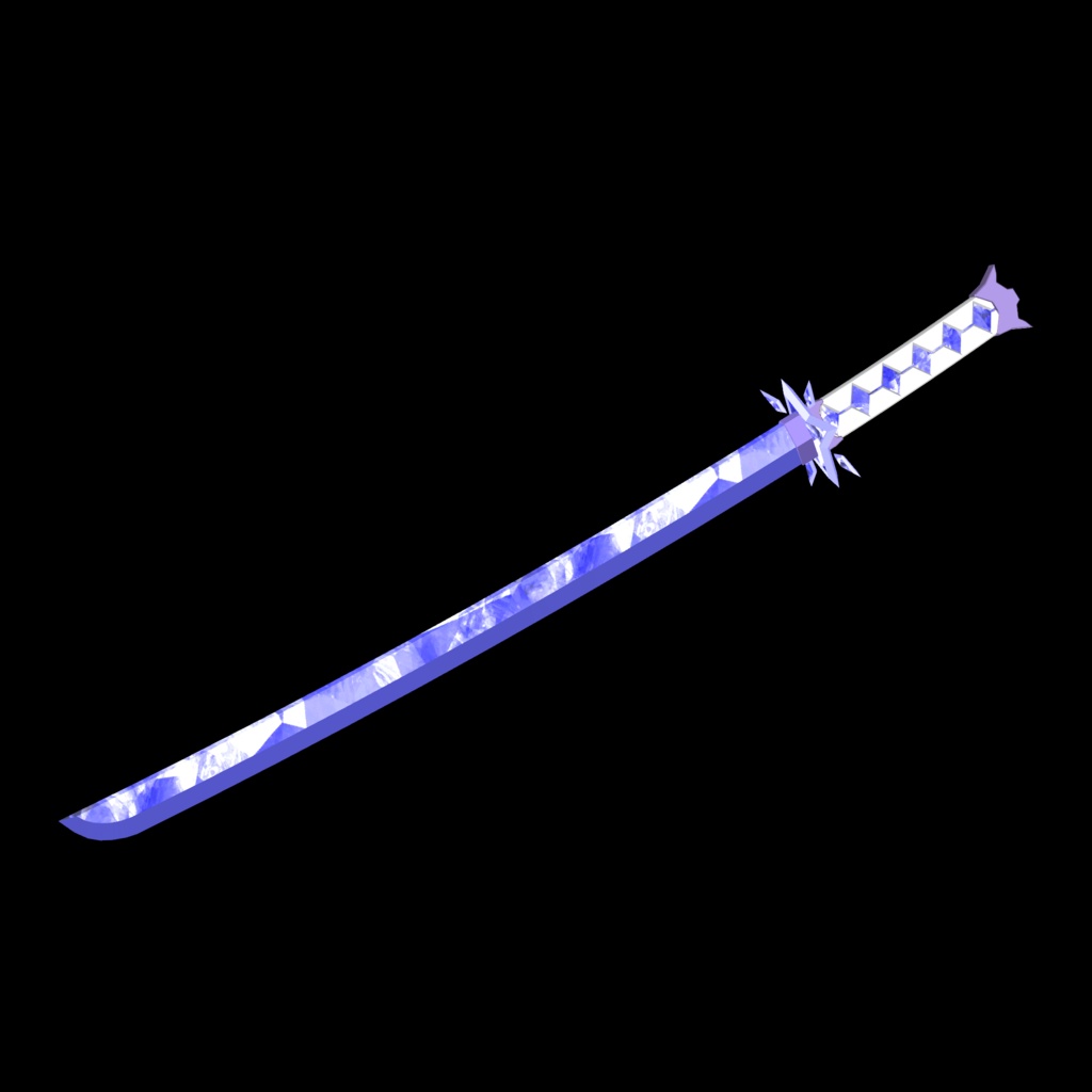VRC想定武器モデル 『Crystal blade』