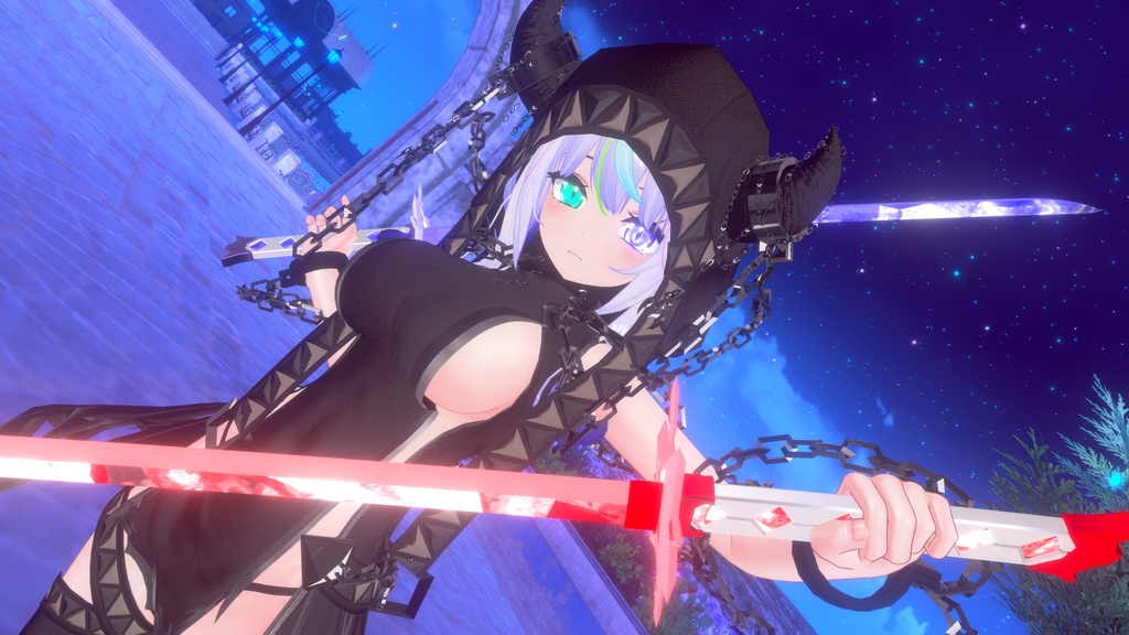 VRC想定武器モデル 『Crystal blade』