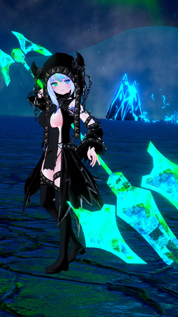 VRC想定武器モデル 『Grimsteel Spear』