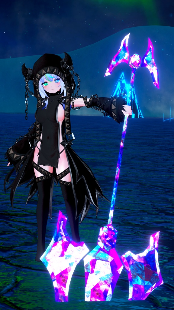 VRC想定武器モデル 『Grimsteel Spear』