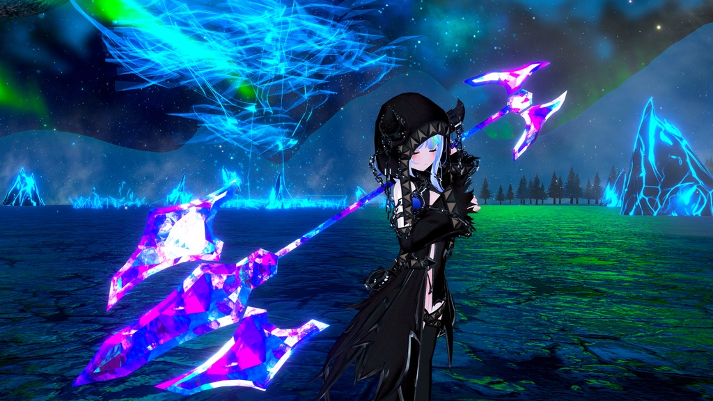 VRC想定武器モデル 『Grimsteel Spear』