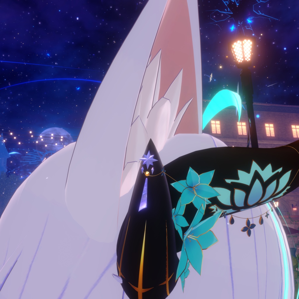 【VRChat想定】simple earring 01