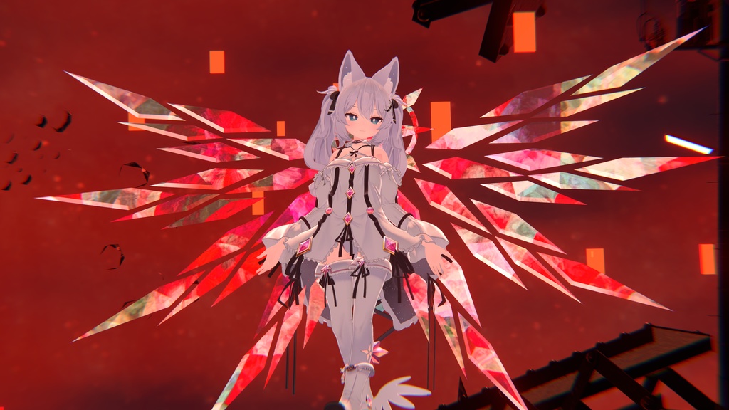 VRC想定モデル『Crystal Wing』