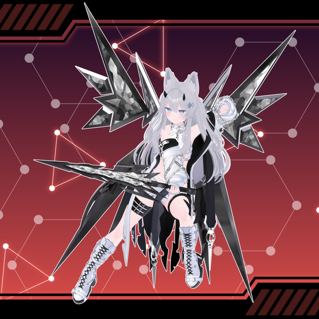 セール中!VRC想定モデル『Skystrike Wing&Stormfang』