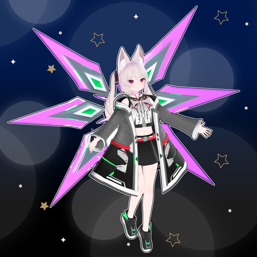 VRC想定モデル『Aetherforge Wing』