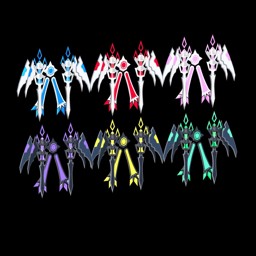 セール中!VRC想定モデル『Razorcore Wing』