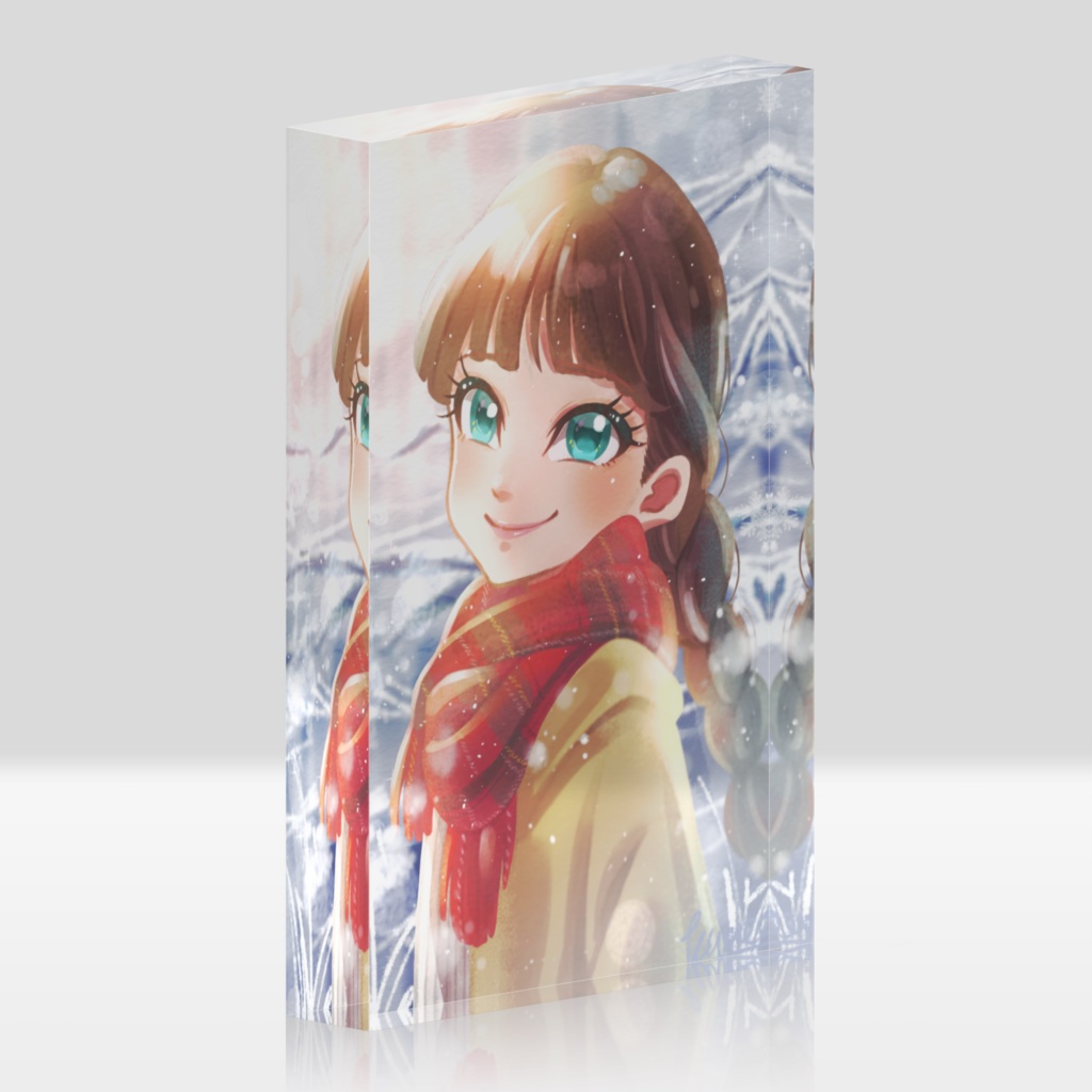 【アクリルブロック】Snow Morning 