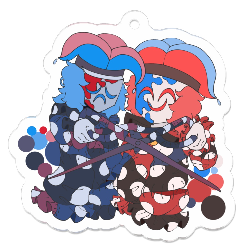 🎭アクリルキーホルダー