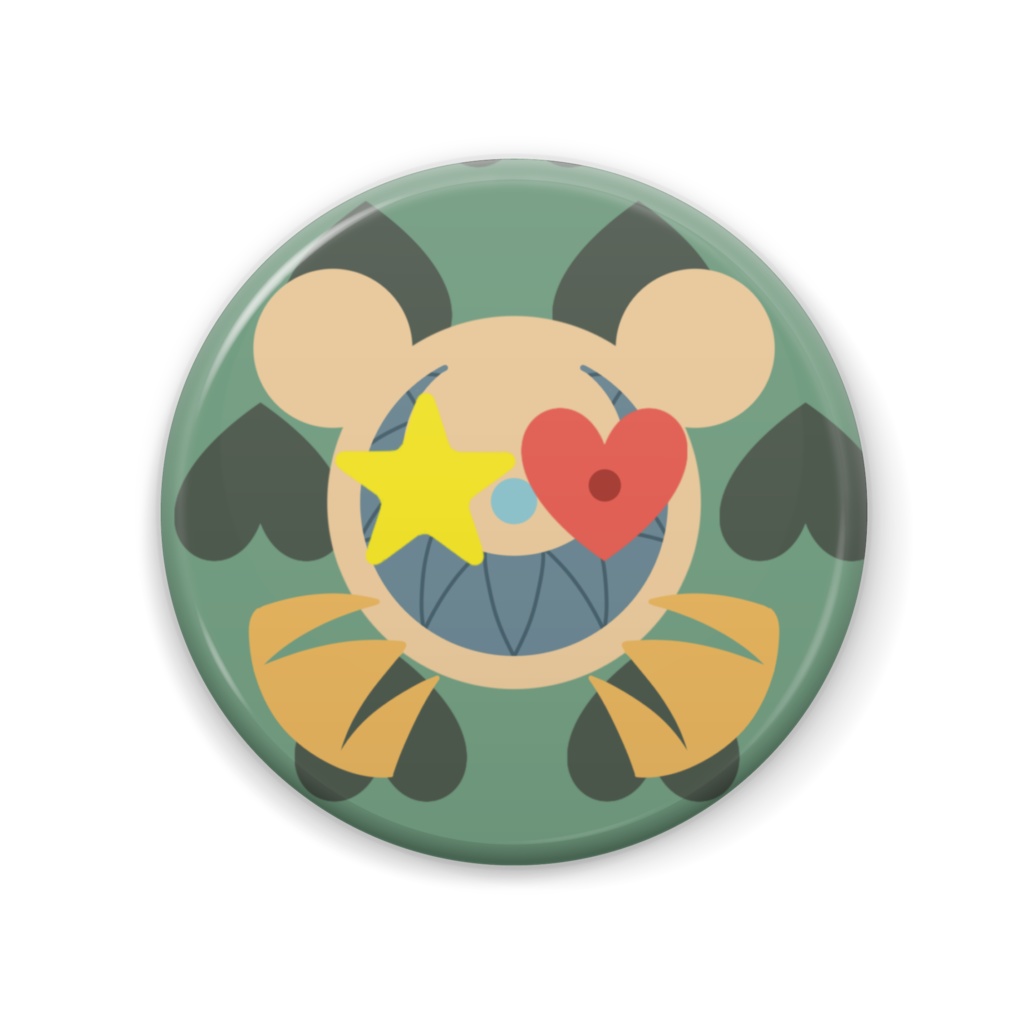 🤹‍♀️ロゴイラスト缶バッジ