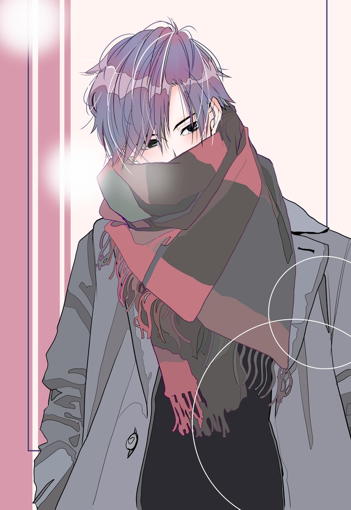 マフラー男子 萌ポストカード ノリコ道 Booth