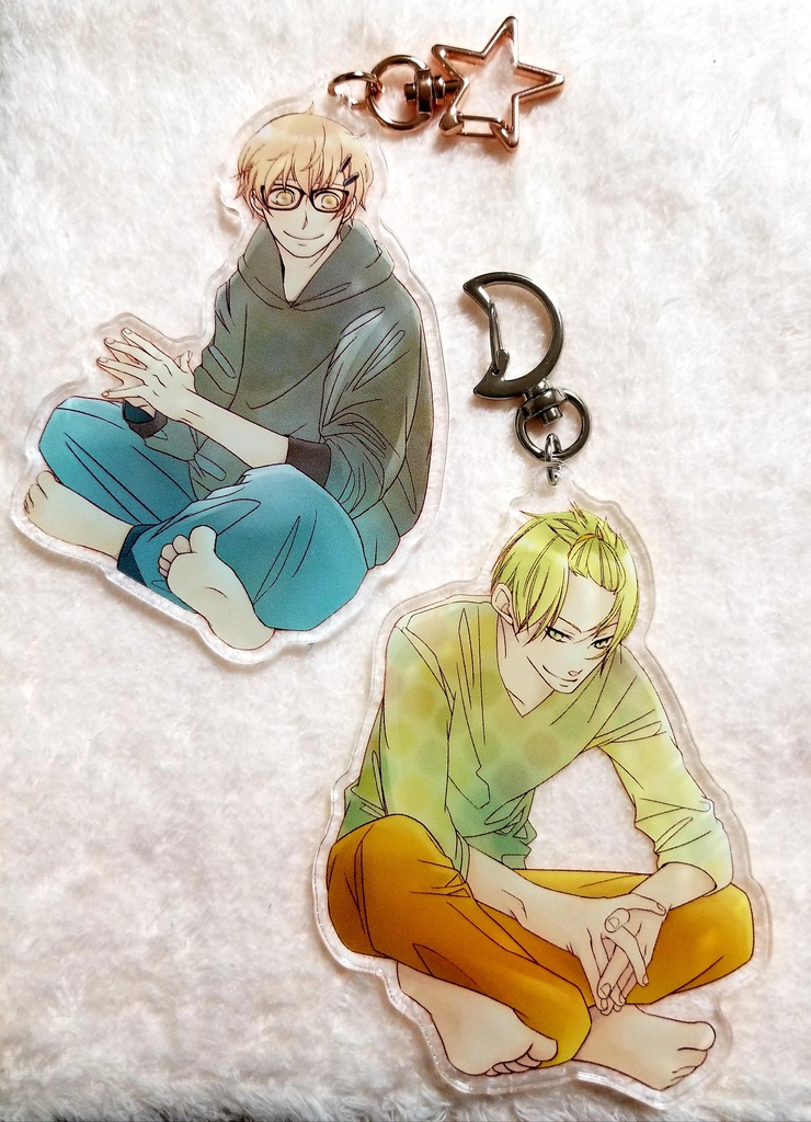 ［　長男♡次男　］アクリルキーホルダー兄弟セット☆☽