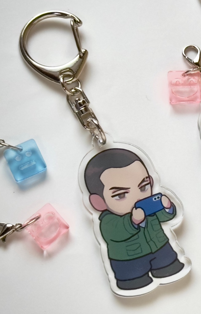 【再販】漁師アクキー 冴島