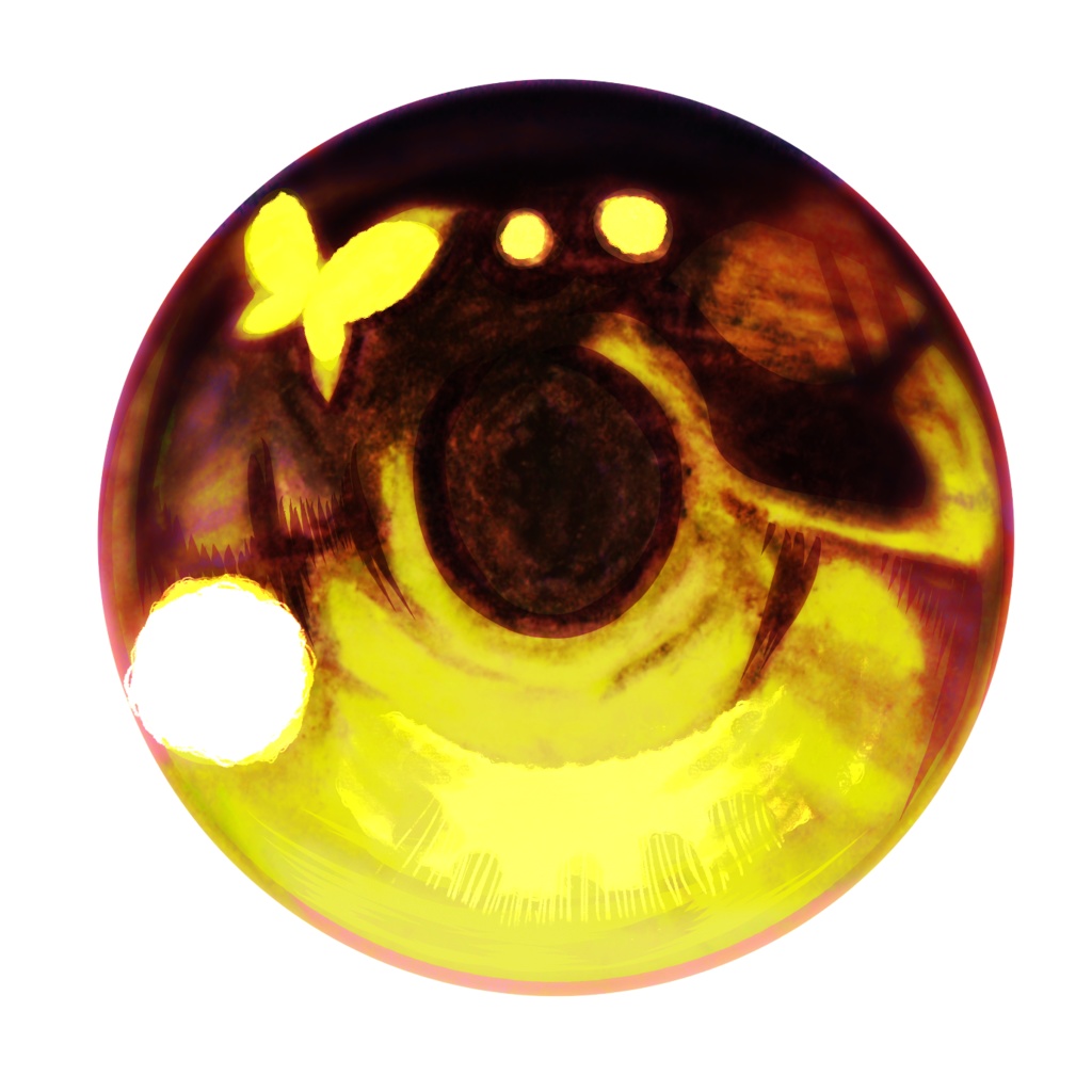 レジンアイ向け虹彩データ画像【罪蝶eye】