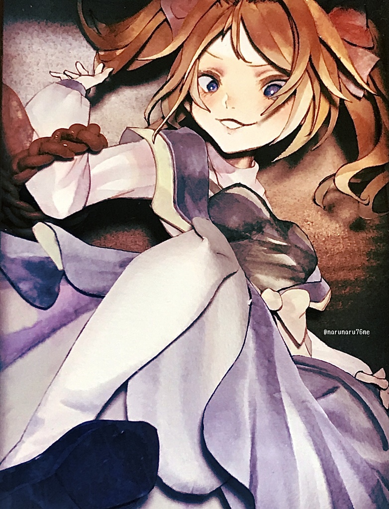 【半立体作品】高慢な少女【シャドーアート】