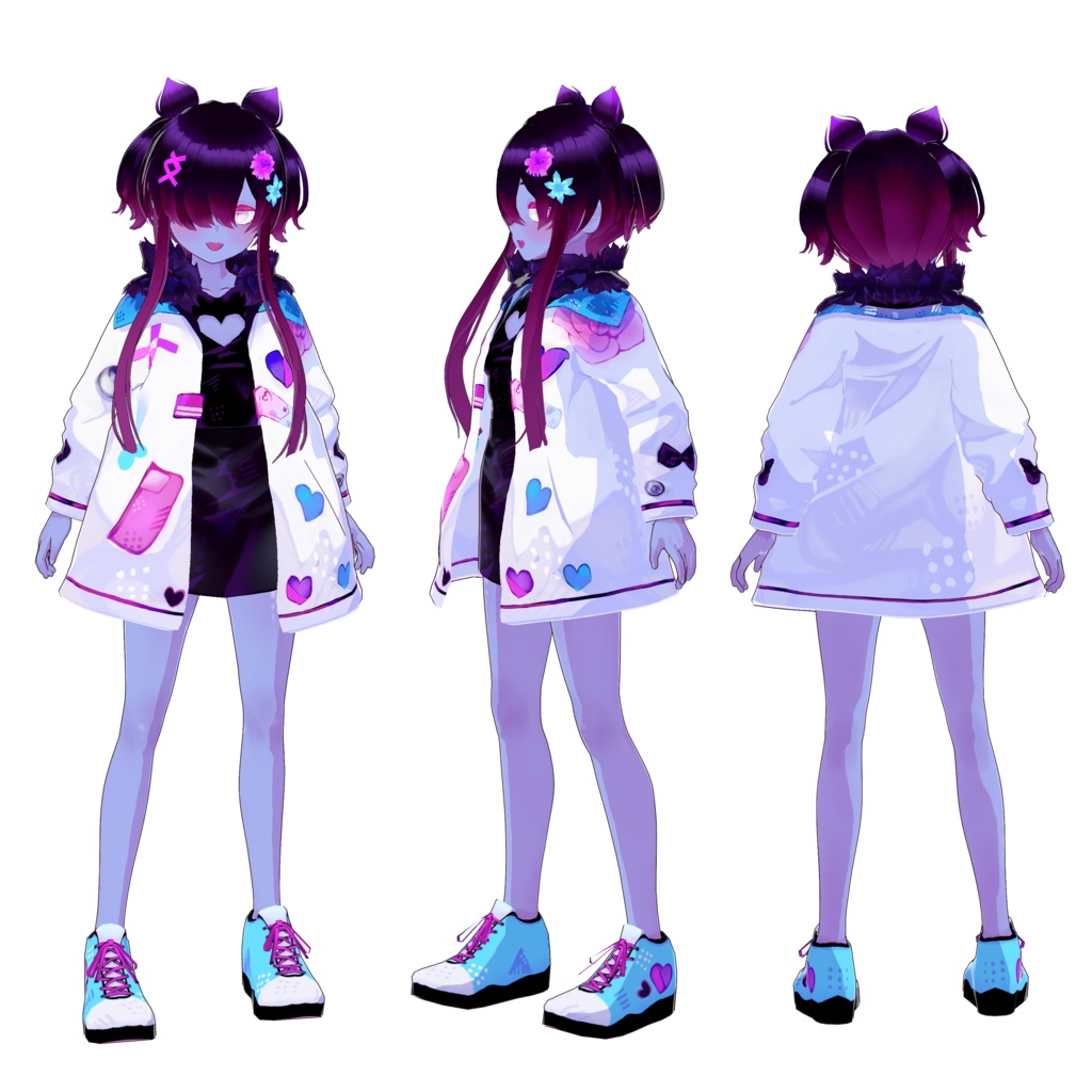 【無料あり】モンスター娘のフィーン【パーフェクトシンク対応済みオリジナル3Dモデル&衣装データ】