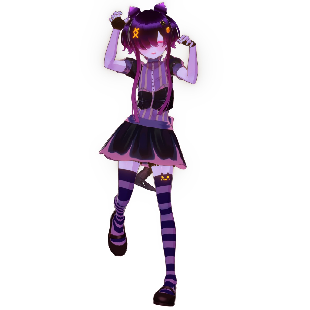 【無料配布あり】黒猫ハロウィン【VROID正式版用】