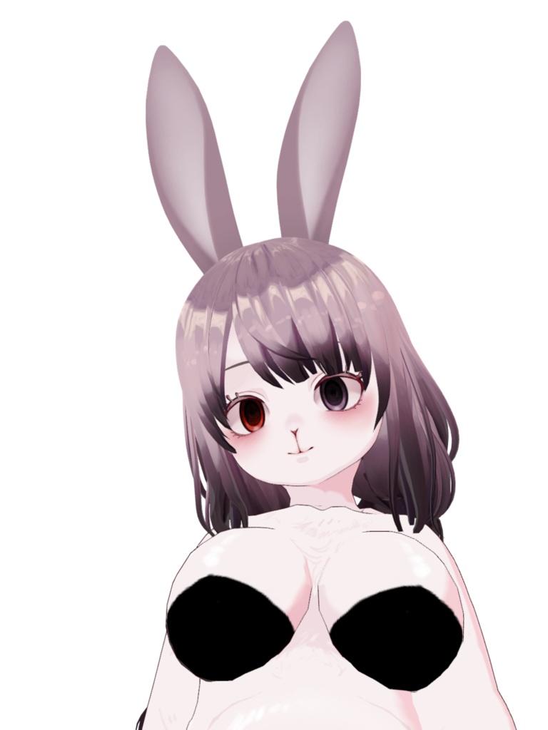 ぽっちゃり兎の兎和/TOWA【オリジナル3Dモデル】