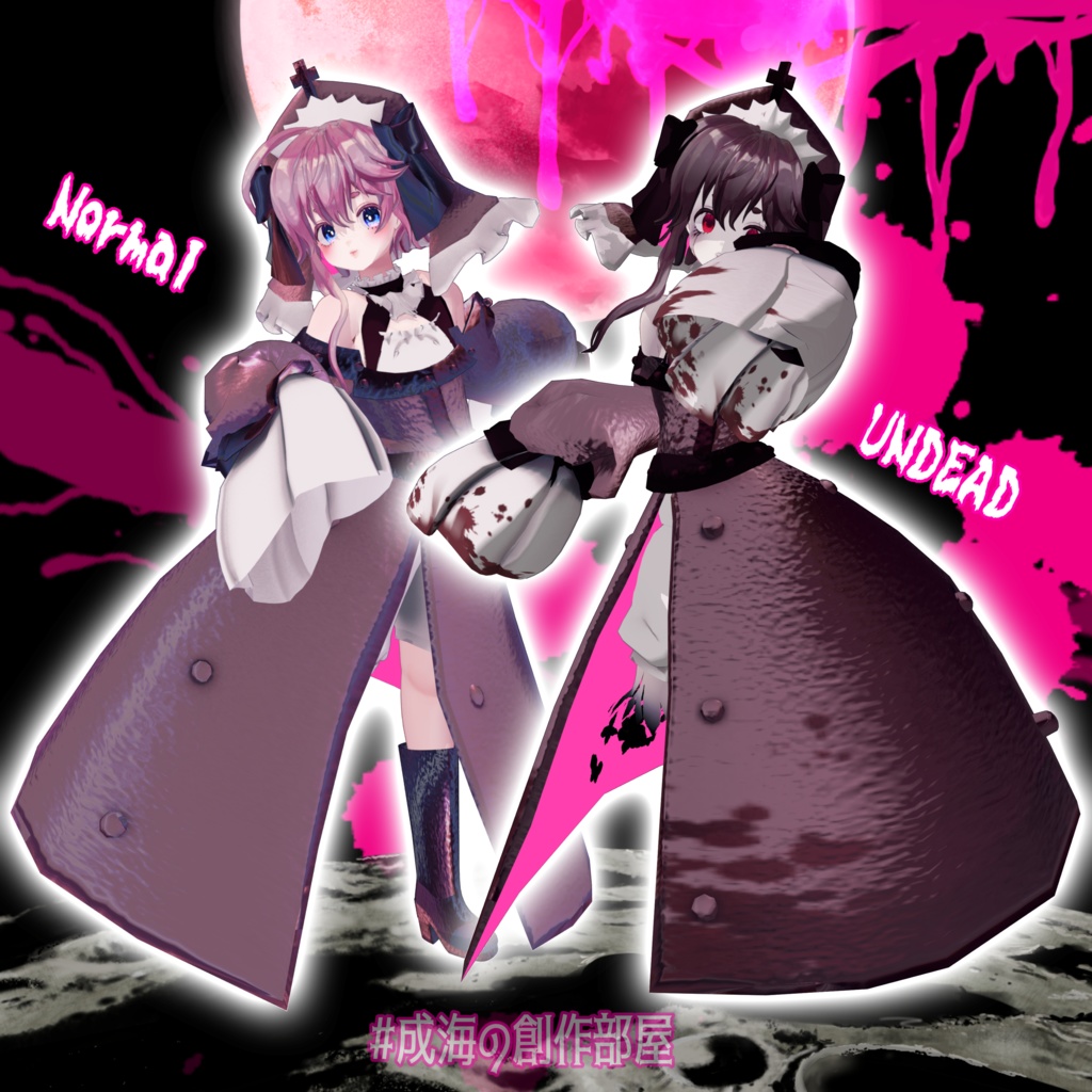 【男の娘】オリジナル3Dモデル【ティージェル・バートリュ】