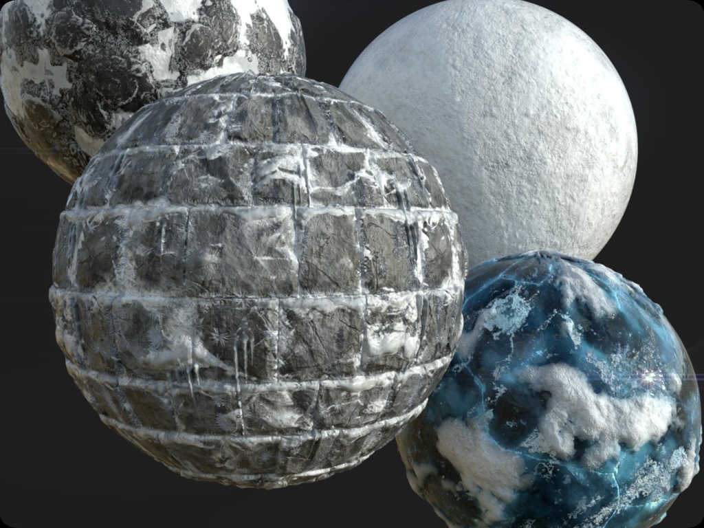 Ice and Snow Substance Pack 【Substance】