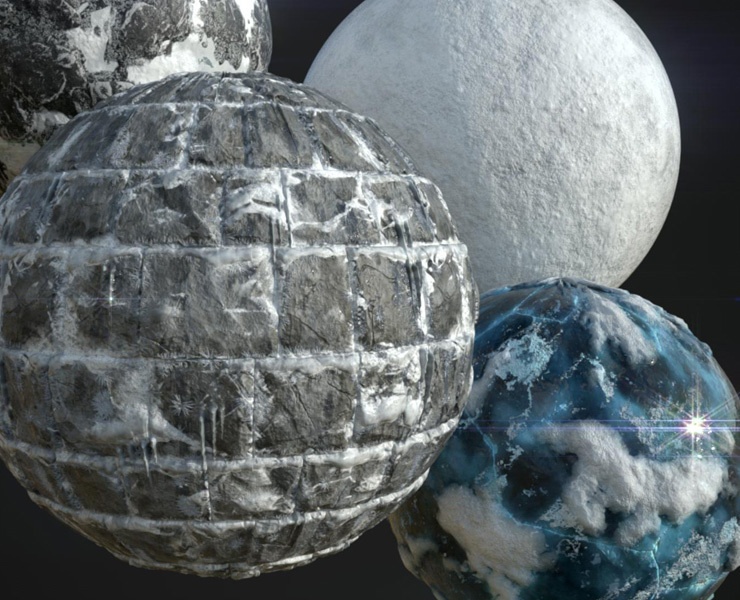 Ice and Snow Substance Pack 【Substance】