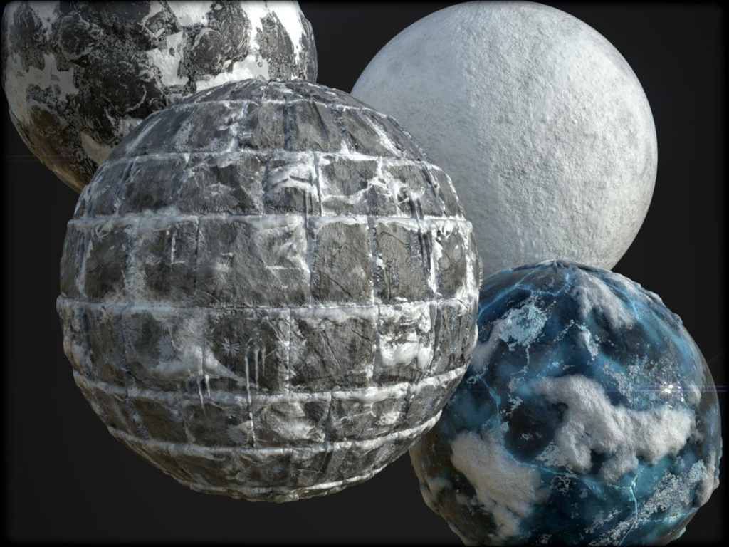 Ice and Snow Substance Pack 【Substance】