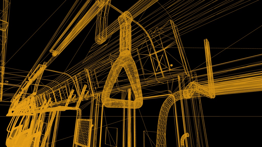 日本の電車車内 3Dアセット / シネマティック / Unreal Engine 5対応